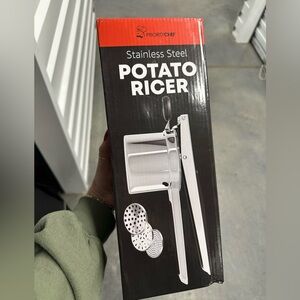 Stainless Steel Potato Ricer - Silver